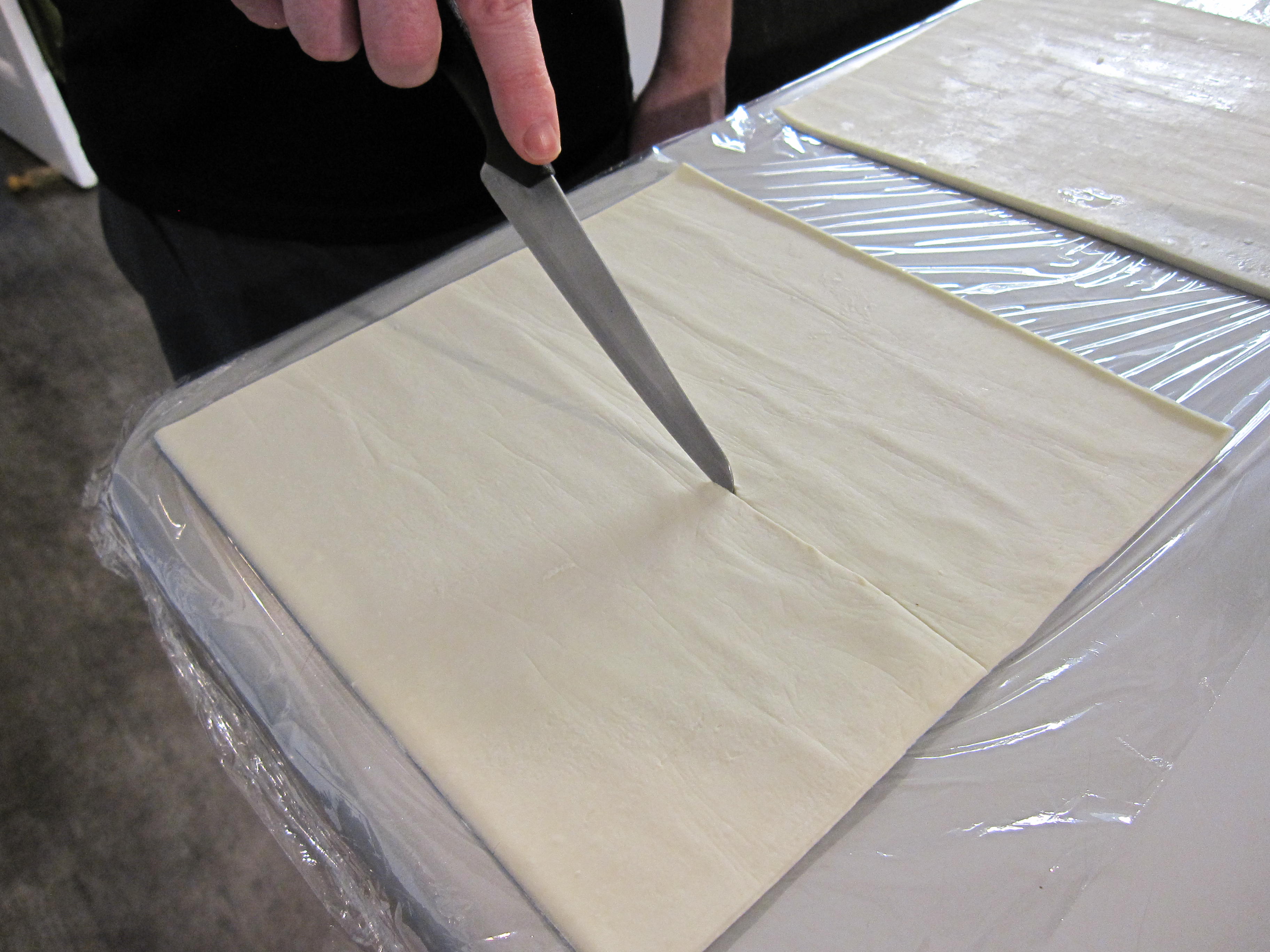 cutting pastry